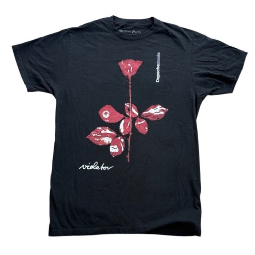 2023 Depeche Mode Women's Size Medium Black Short Sleeve Band Concert T-Shirt